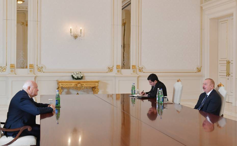 Ilham Aliyev received High Representative for UN Alliance of Civilizations