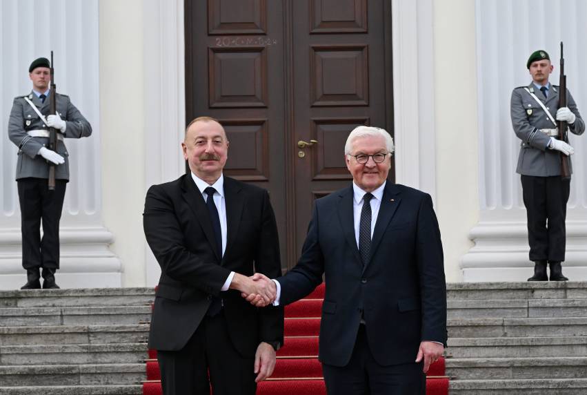 В Берлине состоялась встреча Президента Ильхама Алиева и Президента Германии Франка-Вальтера Штайнмайера один на один