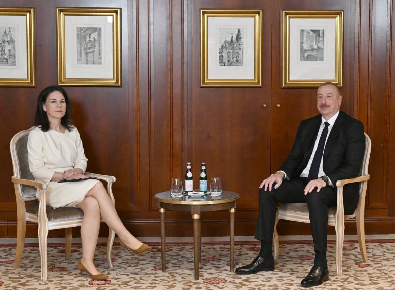 Ilham Aliyev held meeting with Foreign Minister of Germany in Berlin