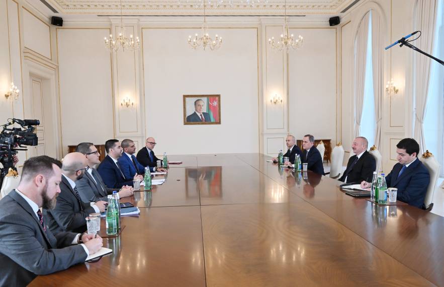 Ильхам Алиев принял делегацию, возглавляемую действующим председателем ОБСЕ