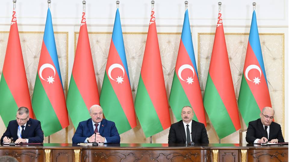 Azərbaycan-Belarus sənədləri imzalanıb