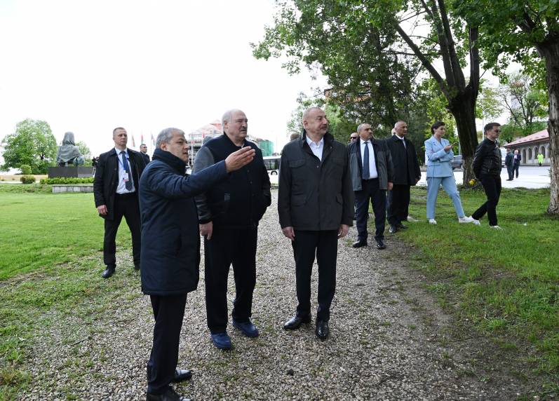 Azerbaijani and Belarus Presidents informed about master plan of Shusha