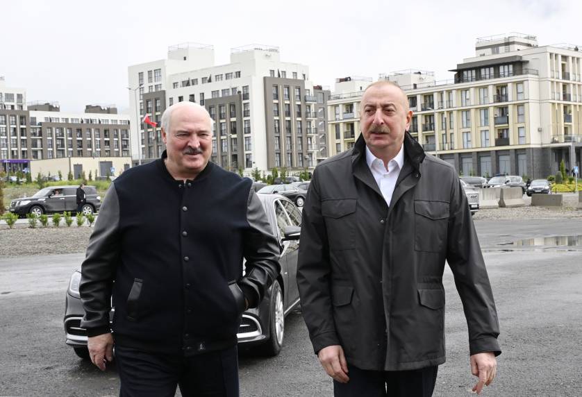 Presidents of Azerbaijan and Belarus visited devastated areas of Fuzuli city and reviewed the city’s master plan