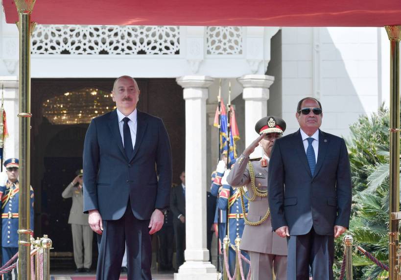 Visit of Ilham Aliyev to Egypt