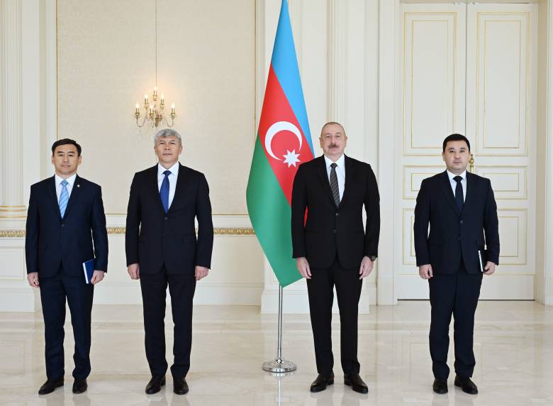 Ilham Aliyev received credentials of incoming Kyrgyz ambassador