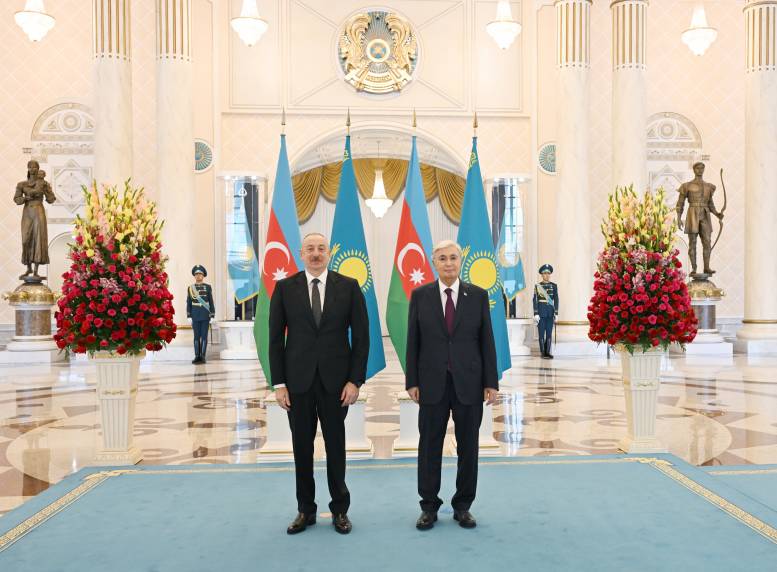 Meeting between Presidents of Azerbaijan and Kazakhstan was held in Astana