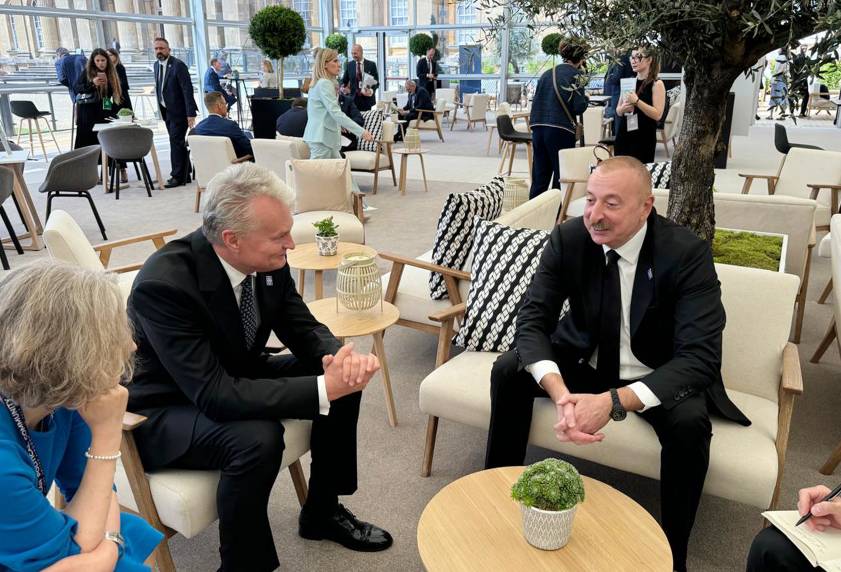 Ilham Aliyev met with President of Lithuania Gitanas Nausėda in Oxford