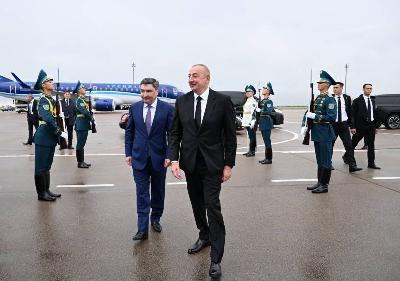 Ilham Aliyev concluded his visit to Kazakhstan