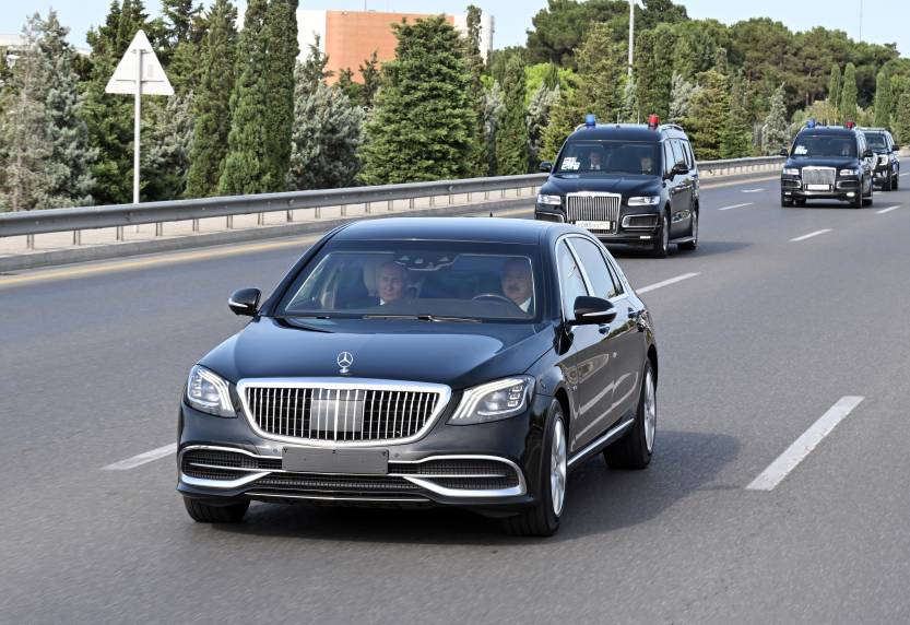 Azerbaijani and Russian Presidents visited Baku White City