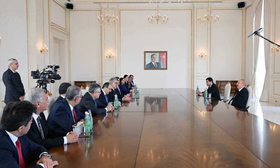 Ilham Aliyev received delegation from Grand National Assembly of Türkiye