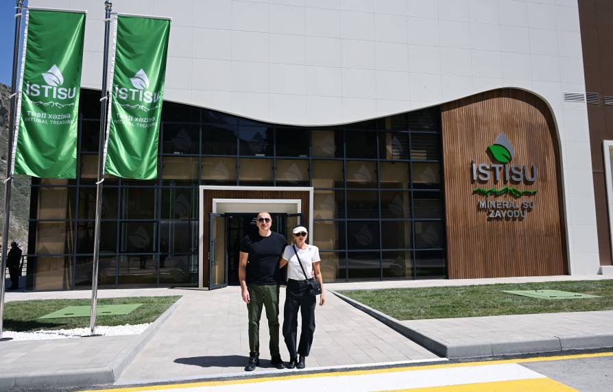 Ilham Aliyev and First Lady Mehriban Aliyeva attended inauguration of “Istisu” mineral water plant in Kalbajar