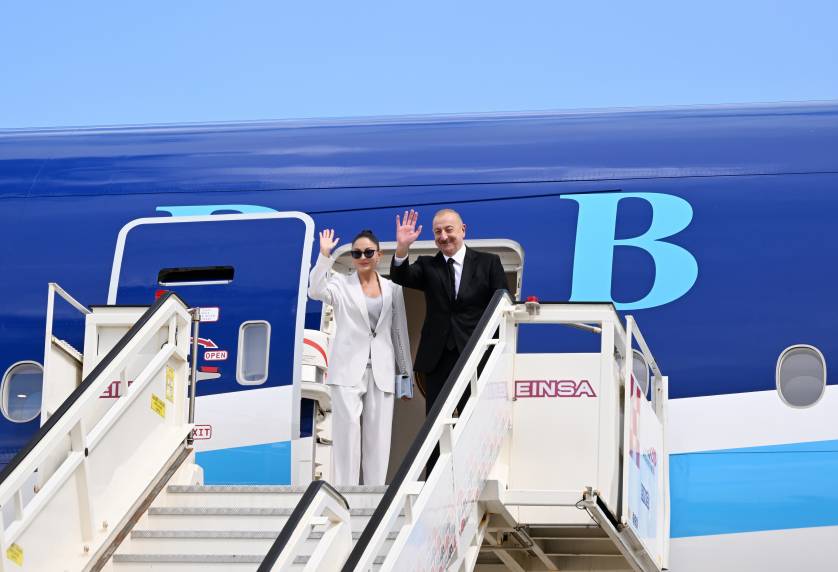 Ilham Aliyev completed his working visit to Italy