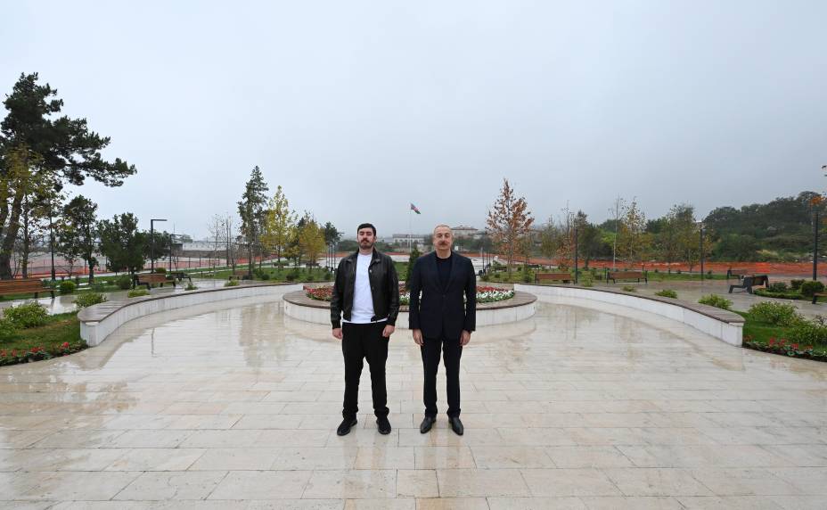 Ilham Aliyev participated in the inauguration of the Flag Square in Shusha