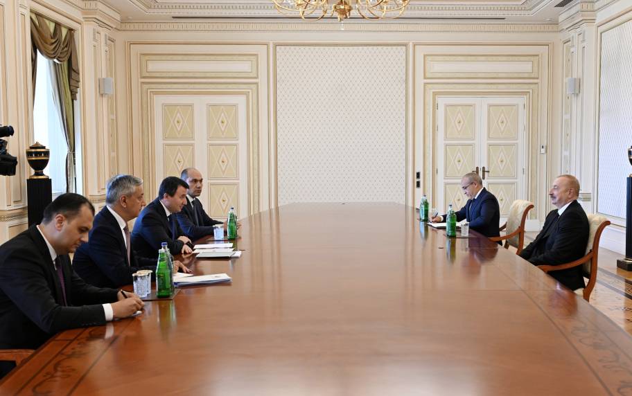 Ilham Aliyev received Deputy Prime Minister of Uzbekistan