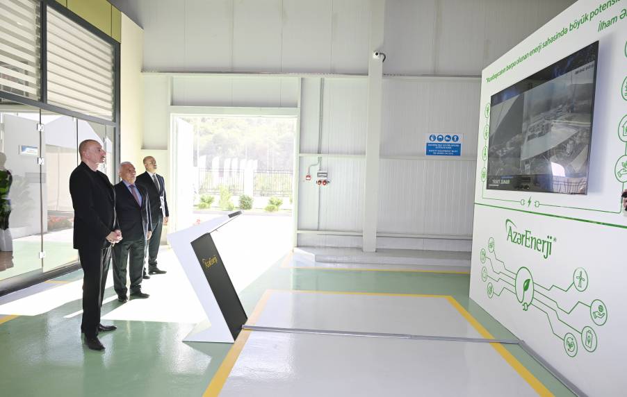 Ilham Aliyev attended the inauguration of the “Sarigishlag” Hydroelectric Power Station operated by “Azerenerji” OJSC in the Zangilan district