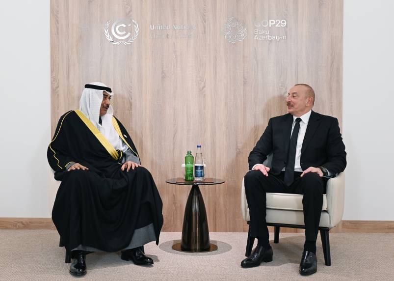 Ilham Aliyev met with Crown Prince of Kuwait