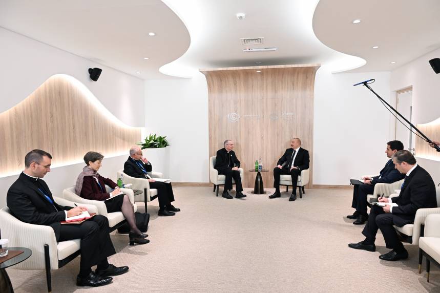 Ilham Aliyev met with Secretary of State of the Holy See