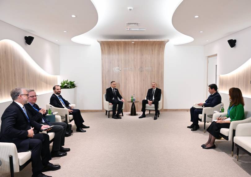 Ilham Aliyev met with President of Poland