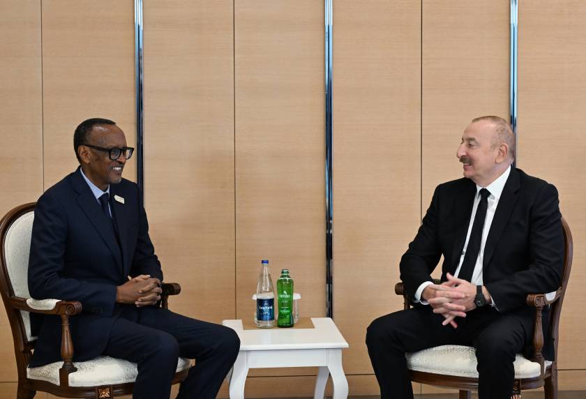 Ilham Aliyev met with President of Rwanda