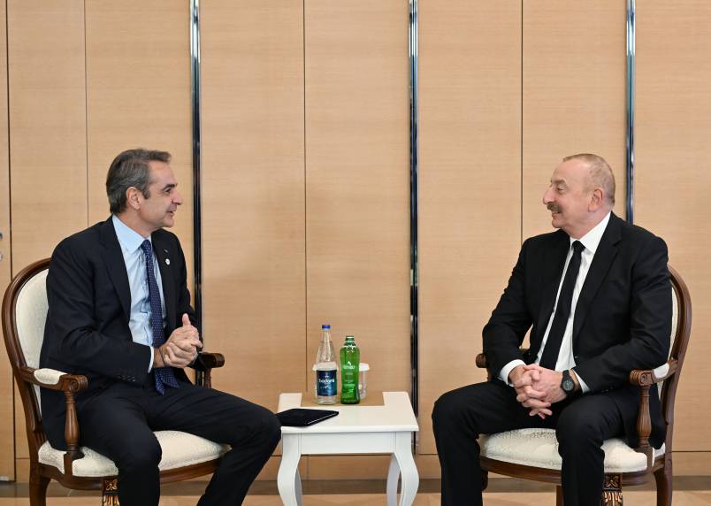 Ilham Aliyev met with Prime Minister of Greece