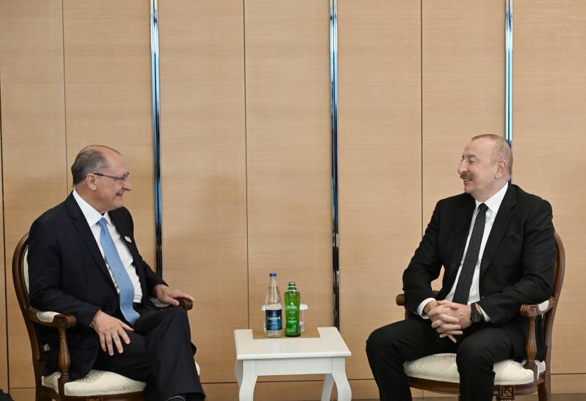 Ilham Aliyev met with Vice President of Brazil