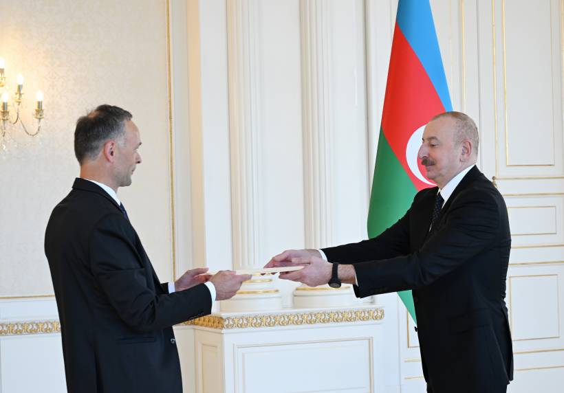 Ilham Aliyev received credentials of incoming ambassador of Lithuania to Azerbaijan