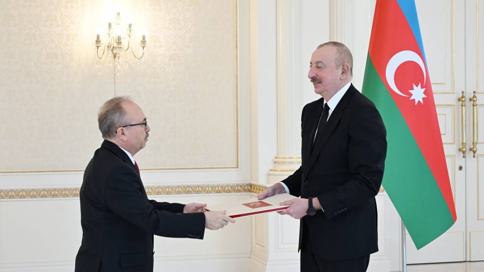 Ilham Aliyev received credentials of newly appointed Turkish Ambassador to Azerbaijan