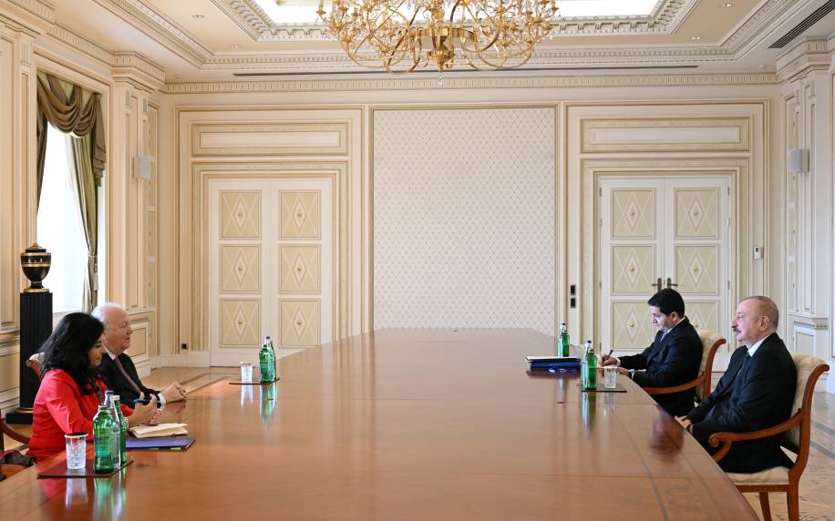 Ilham Aliyev received UN Under-Secretary-General