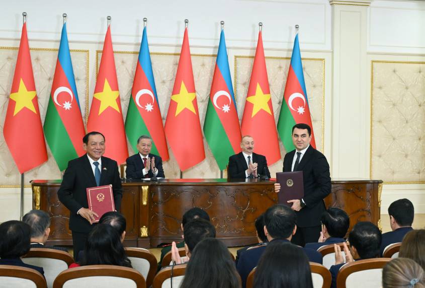 Состоялся обмен документами, подписанными между Азербайджаном и Вьетнамом