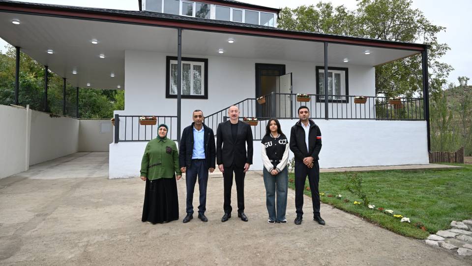 Ilham Aliyev visited Dashbulag village in Khojaly district