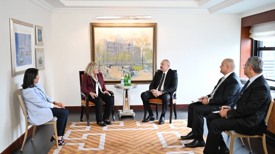 Ilham Aliyev met with CEO and President of Franklin Templeton in New York