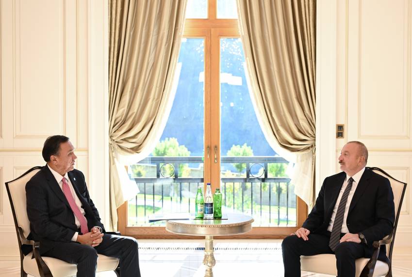 Ilham Aliyev received Secretary General of Organization of Turkic States in Gabala