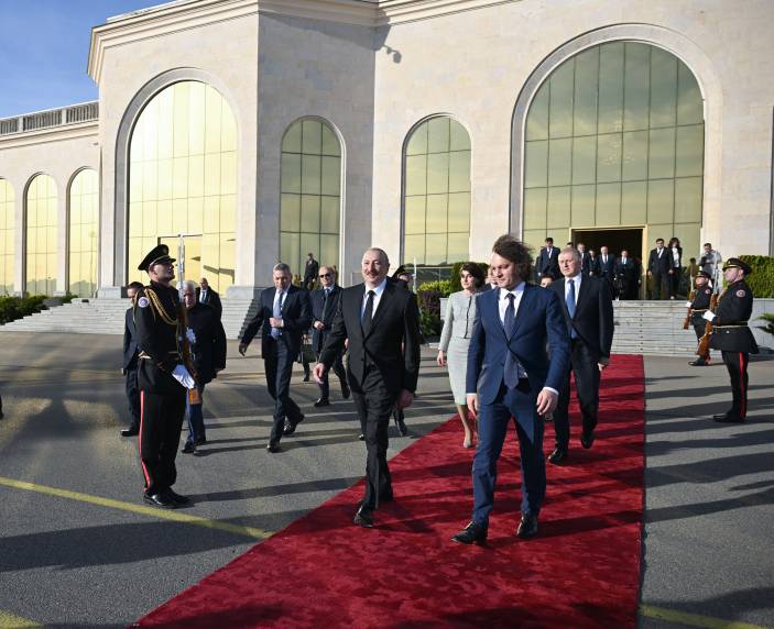 Ilham Aliyev concluded state visit to Georgia