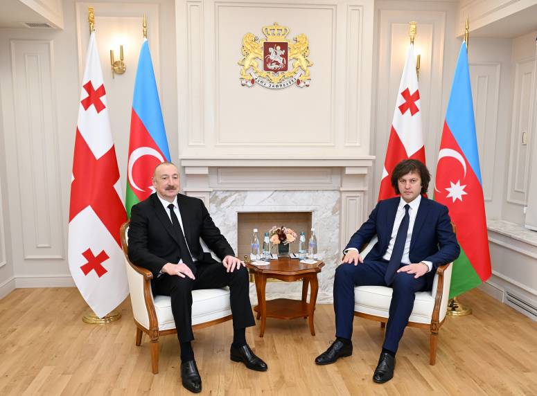 Ilham Aliyev held one-on-one meeting with Georgian Prime Minister Irakli Kobakhidze