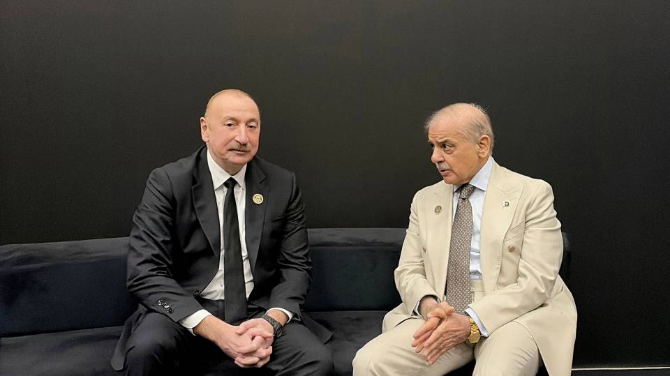 İlham Əliyev Antalya Diplomatiya Forumu çərçivəsində Pakistanın Baş naziri ilə görüşüb