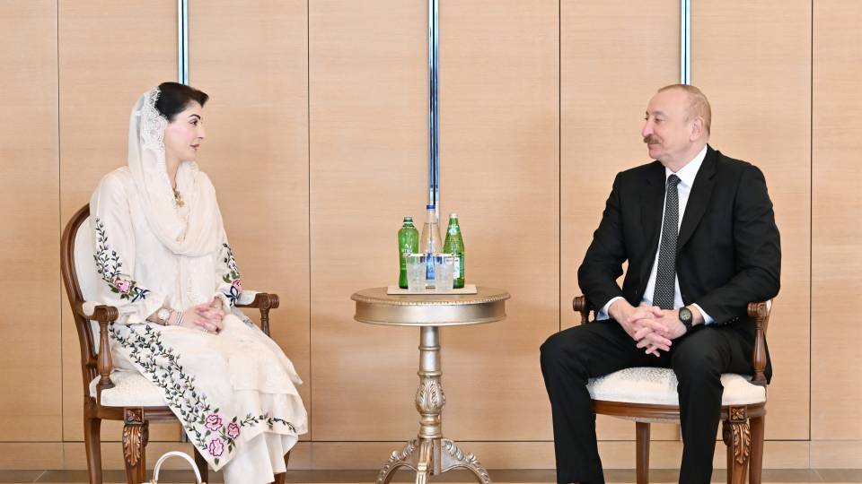 Ilham Aliyev received Chief Minister of Pakistan's Punjab Province