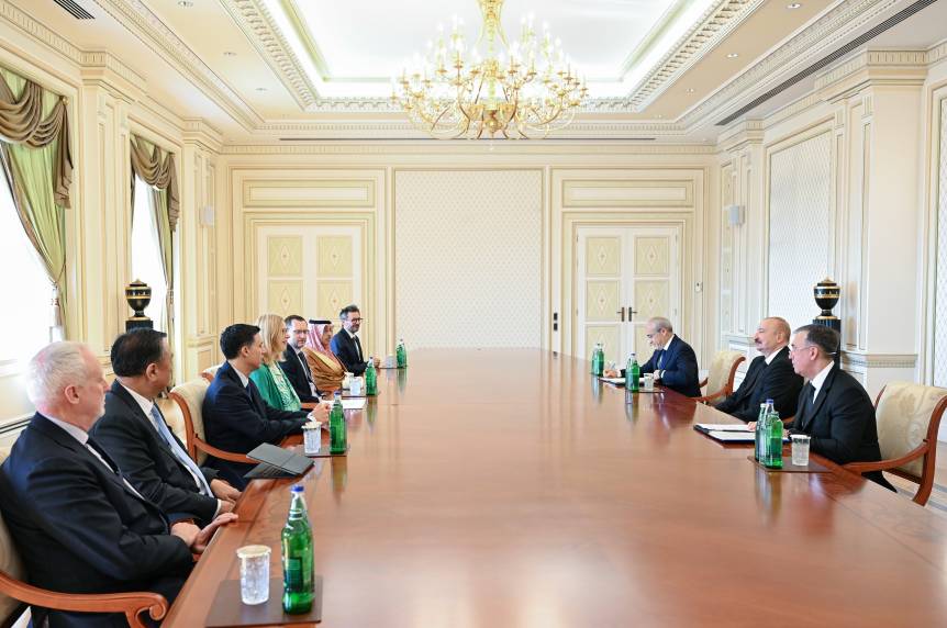 Ilham Aliyev received heads of several international organizations