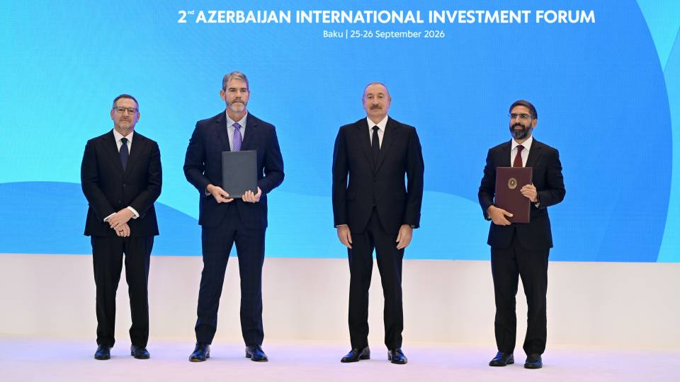 Documents signed as part of 2nd Azerbaijan International Investment Forum exchanged