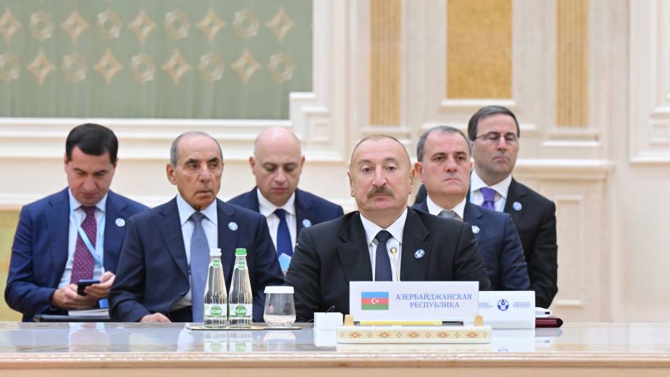Türkmənbaşı şəhərində MDB Dövlət Başçıları Şurasının geniş tərkibdə iclası keçirilib