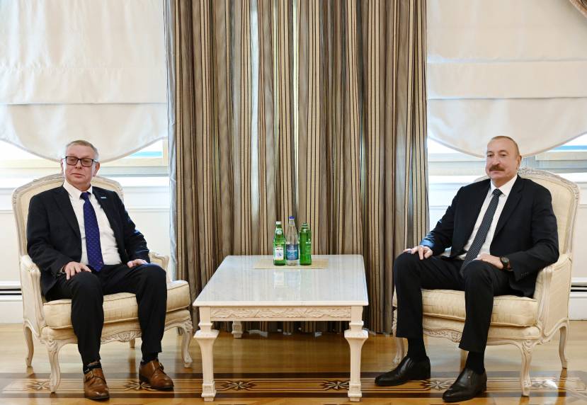 Ilham Aliyev received UN Office of Counter-Terrorism representative Alexander Zuev